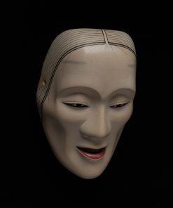 Alternative view of Rōjo [老女] Noh Mask